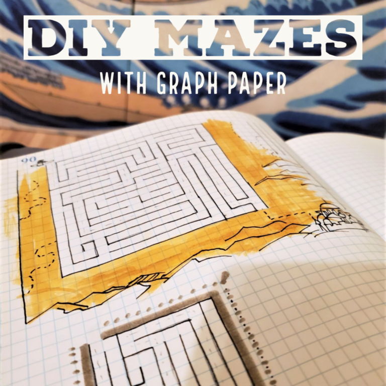 DIY Mazes With Graph Paper