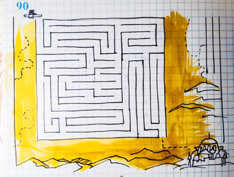 DIY Mazes With Graph Paper